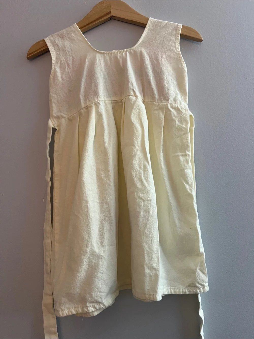 Cream Floral-Embroidered Sleeveless Girls' Dress